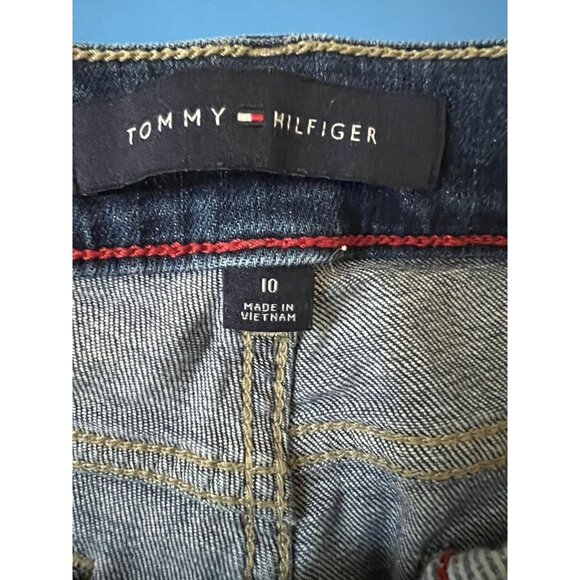 Tommy Hilfiger Jeans Womens Size 10 Tribeca Straight Ankle Denim Medium Wash - Picture 7 of 13